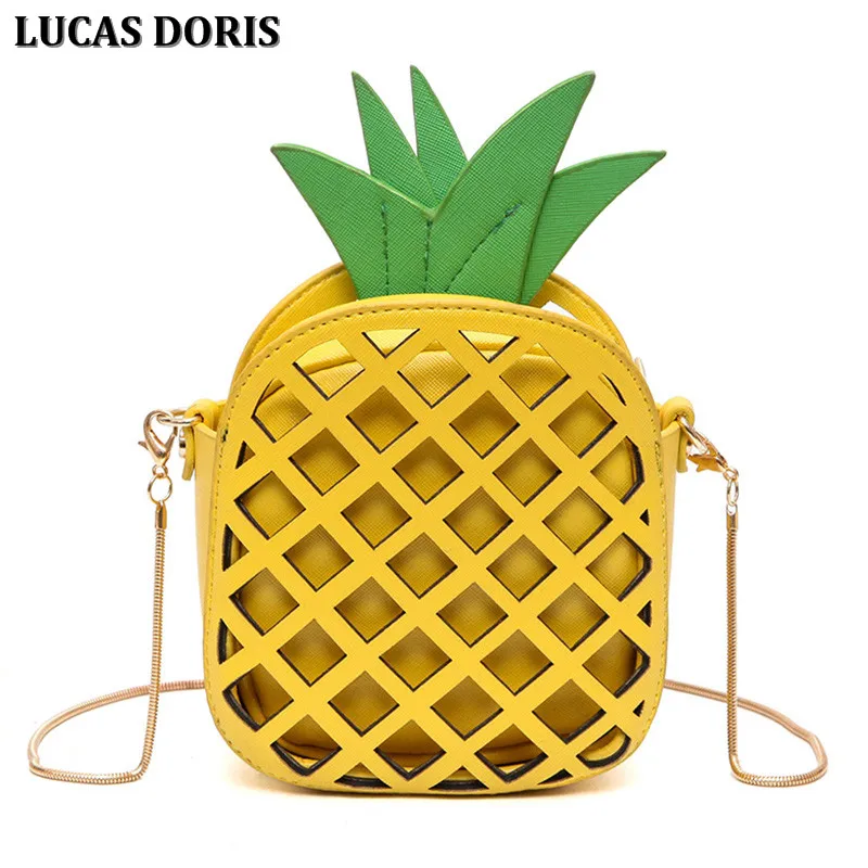 2017 Женская пляжная сумка мессенджер с цепочкой Мини Милая кожаная для женщин