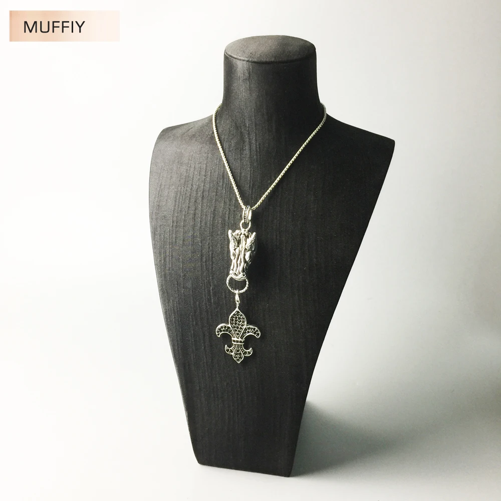 Европейская подвеска держатель дракона подходит для ожерелья сделай сам в