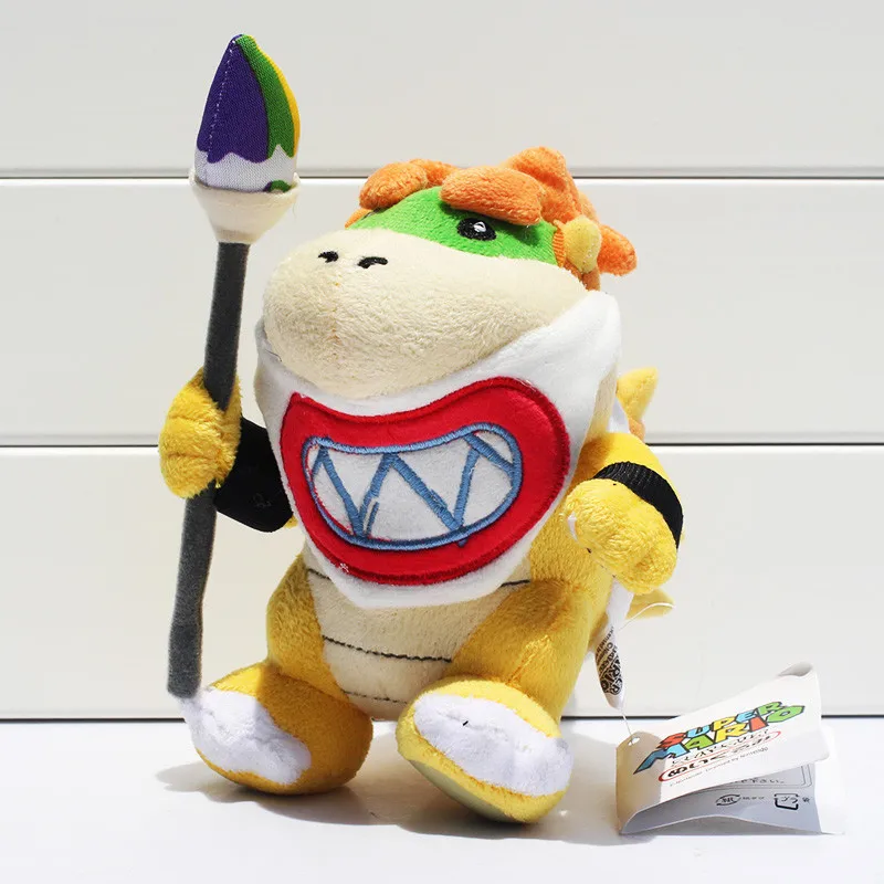 Супер Марио Боузер Koopa JR плюшевая кукла мягкая детская игрушка 17 см Рождественский подарок для детей