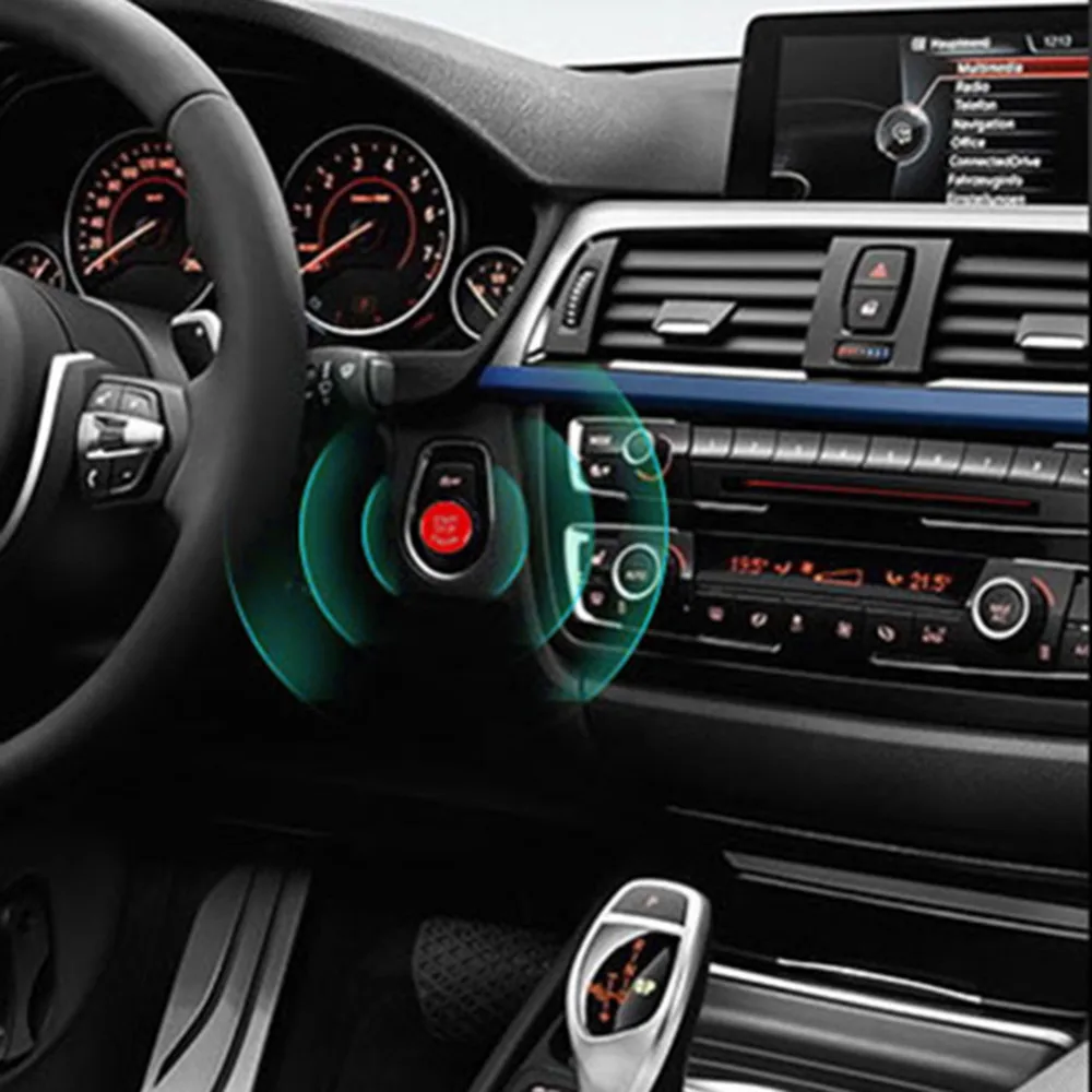 Крышка кнопки запуска и остановки двигателя автомобиля для BMW F шасси F30 F10 F34 F15 F25