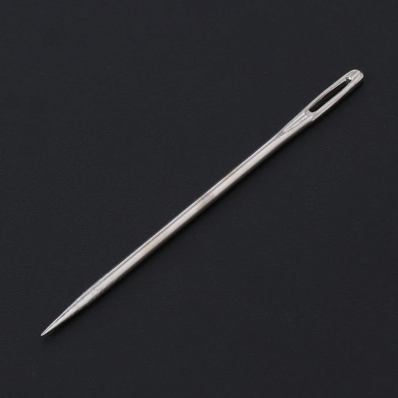 20 шт. большой глаз Нержавеющая сталь пряжа Вязание Вышивка крестом иглы швейные