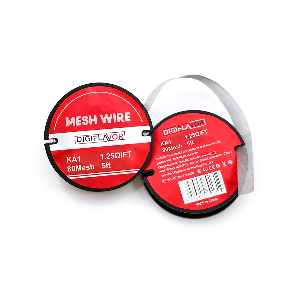 Оригинальная сетка Digiflavor проволочная для электронных сигарет Ni80 KA1 SS316 сетчатая