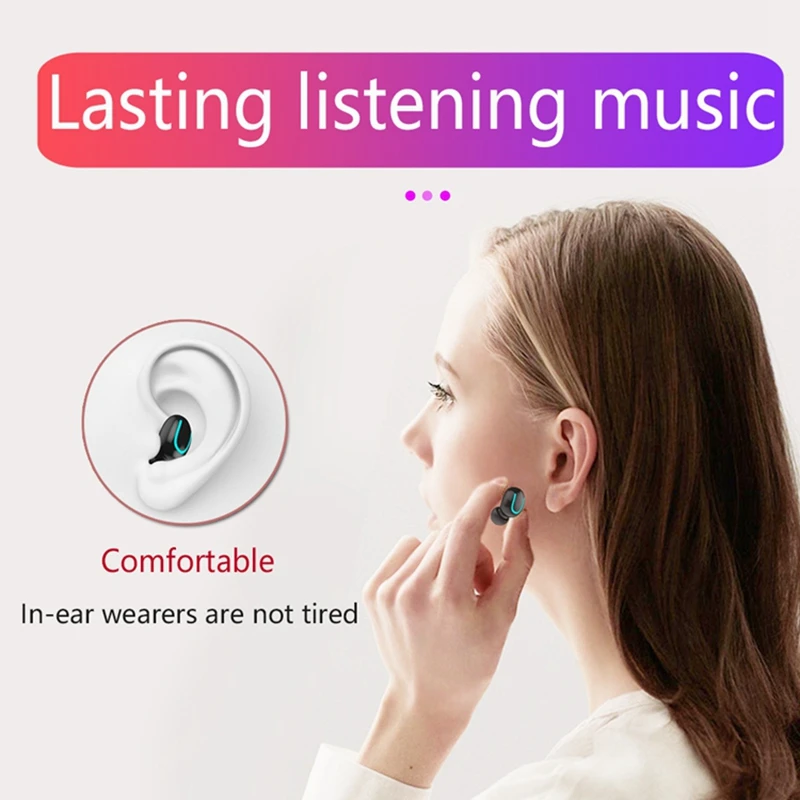 Bluetooth наушники 5 0 TWS беспроводные наушники-вкладыши спортивная Гарнитура 3D стерео