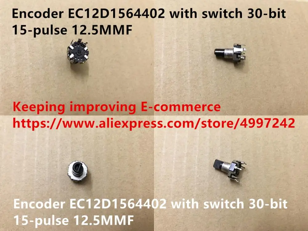 Оригинальный Новый кодировщик 100% EC12D1564402 с переключателем 30 битный 15 импульсный 12