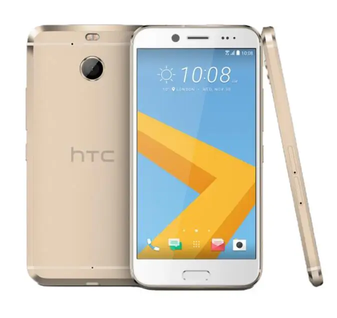Разблокированный сотовый телефон htc 10 EVO, 5,5 дюймов, 3 Гб ОЗУ+ 32 Гб ПЗУ, четыре ядра, Qualcomm810, android 7,0, 4G-LTE2 - Цвет: Золотой