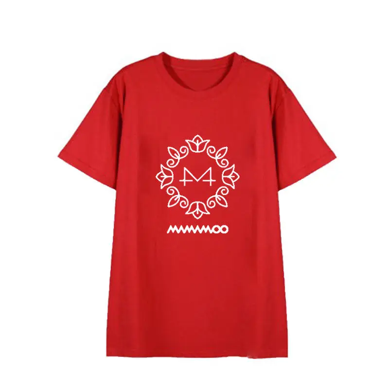 Mainlead KPOP MAMAMOO футболка с желтым цветком Ablum Whee In Letter Tee повседневные топы|Футболки| |