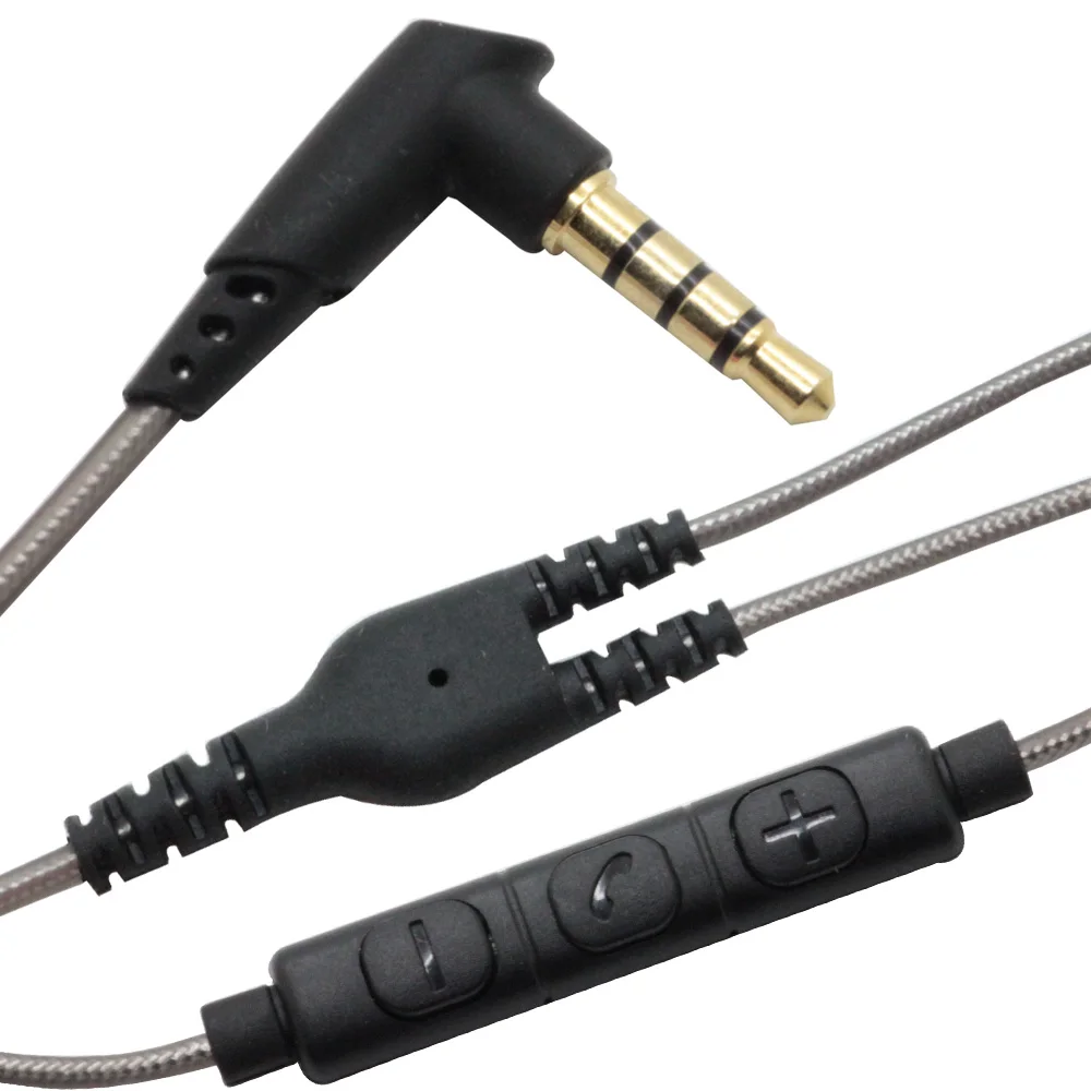 Кабель для Shure SE215 SE315 SE425 SE535 SE846 кабель наушников с дистанционным микрофоном и