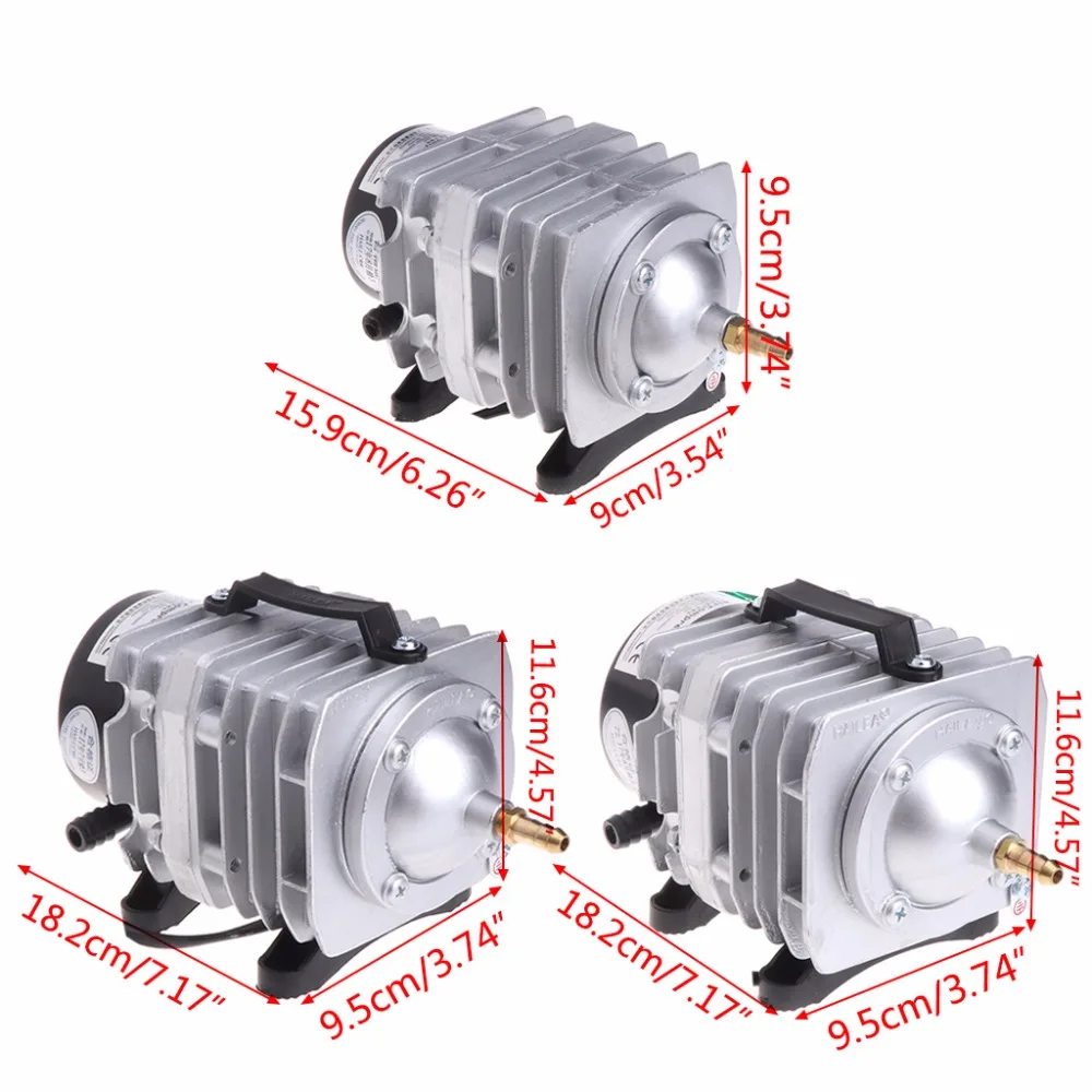 Портативный воздушный насос 220 V-240 V ACO318 35W 45W ACO-308, кислородный компрессор аквариума