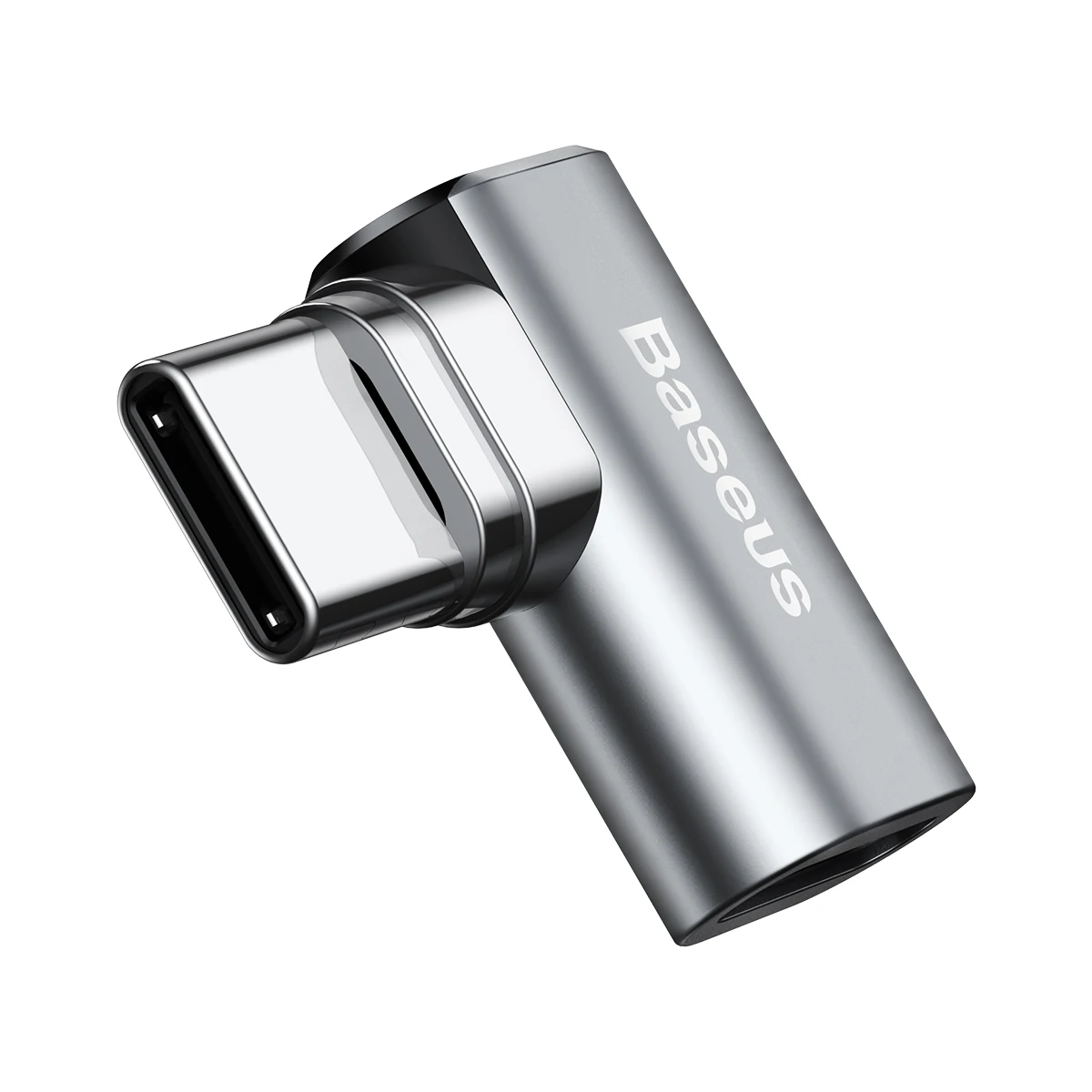 Grey Baseus кабель usb type-C к магнитному адаптеру type-C для Macbook samsung s8 s9 OnePlus 5 5T 6 быстрая зарядка магнит USB-C разъем - Цвет: Grey