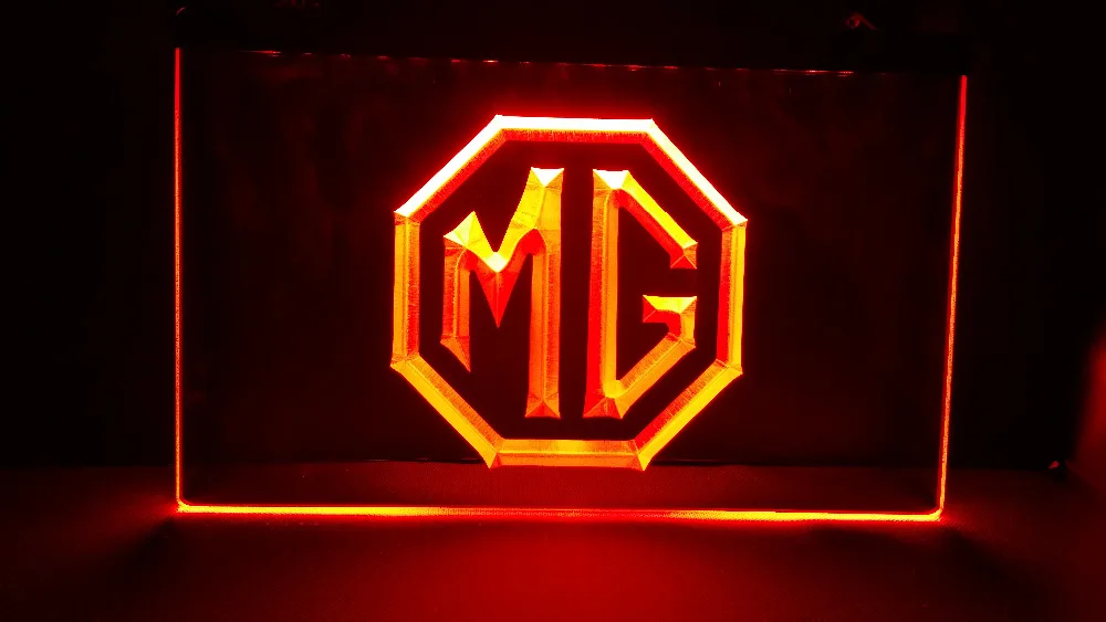 Настенный декор для гаража MG Моррис неоновый светодиодный светильник украшения