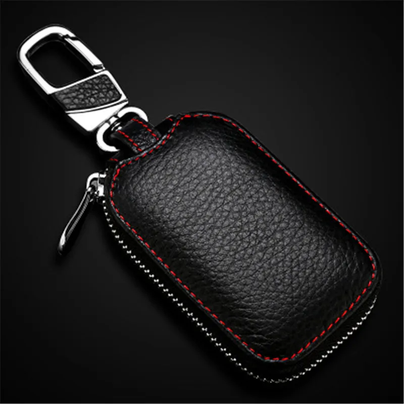 

Car key wallet case Genuine Leather for Toyota Rav4 Prius Corolla Highlander Fortuner Avensis Land cruiser free shipping