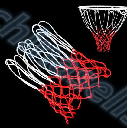 400pcs High Quality Durable Standard size Nylon Thread Sports Basketball Hoop Mesh Net Backboard Rim Ball Pum