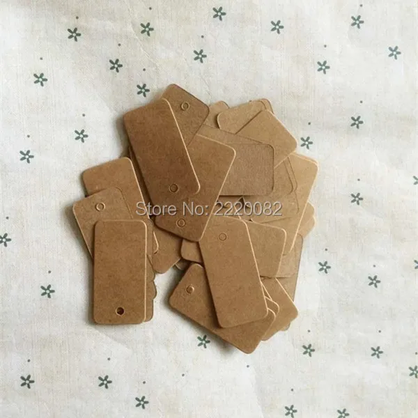 

in stock 2x4cm blank tag 350gsm craft paper/paper card hang label