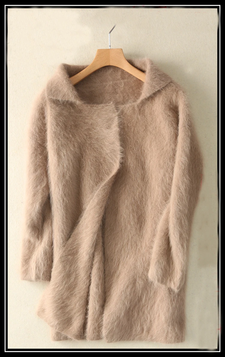 sweater women invierno winter clothes women natural mink cashmere cardigan pink cashmere spring autumn sweater wsr637