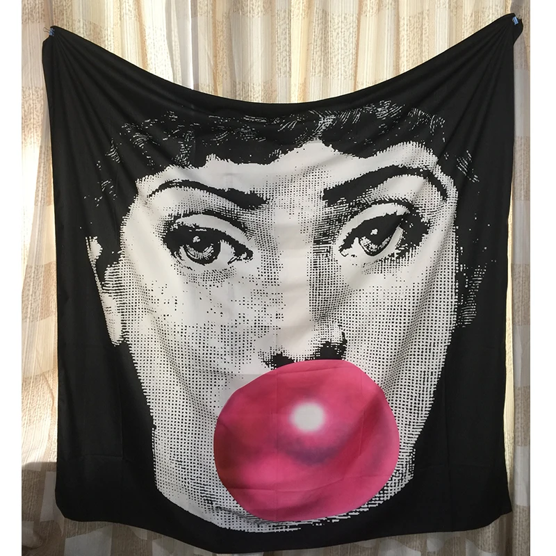 Fornasetti стиль гобелен Lina Cavalieri настенный тканевый бар Гостиная декоративная