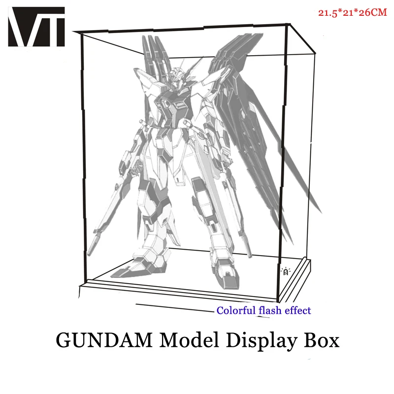 PG MG RG HG SD Gundam модель глиняная Мужская экшн фигурка акриловая коробка с дисплеем