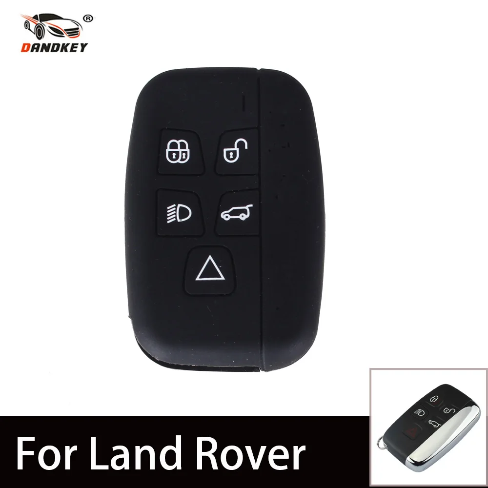 DANDKEY силиконовый чехол для Land Rover Range Evoque Freelander 2 Discovery 5 кнопок | Автомобили и