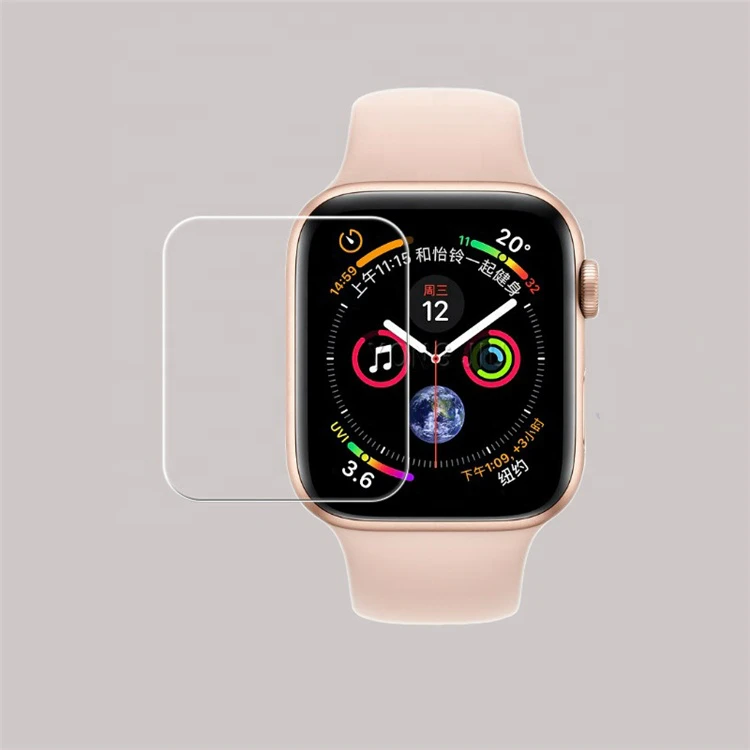 2.5D 9h Защитная пленка для экрана защита iwatchs 40 мм 44 Передняя из закаленного стекла
