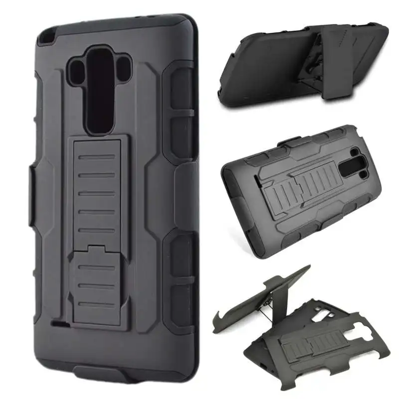 Прочный Противоударный Hybrid Combo Броня Чехол С Зажимом Для Ремня Kickstand Обложка Case For