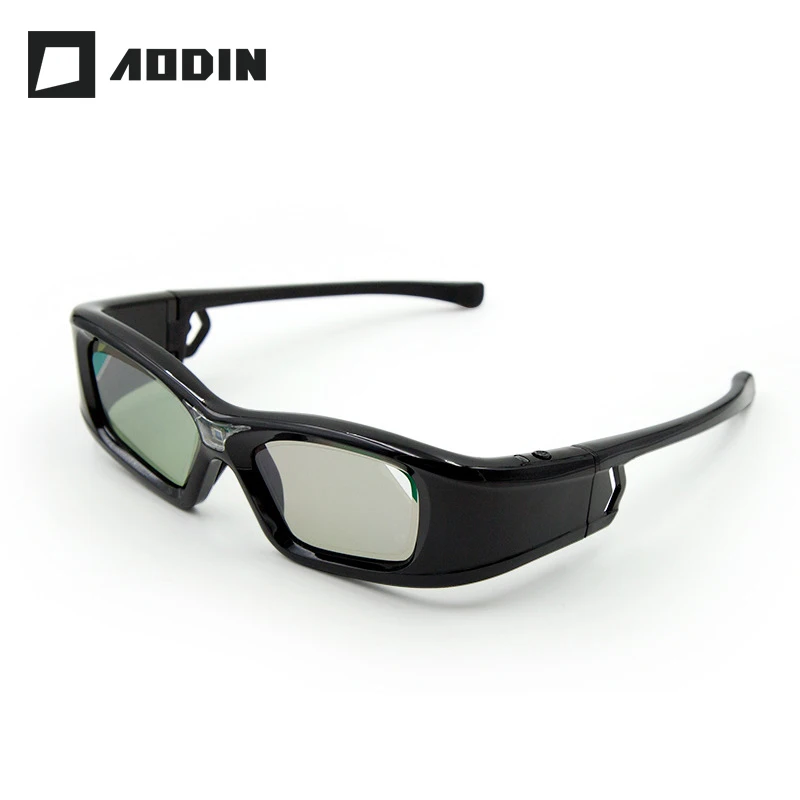 AODIN активный затвор 3D очки проектор DLP Link виртуальной реальности ЖК объектив очки для домашнего кинотеатра Встроенный аккумулятор 210 мАч