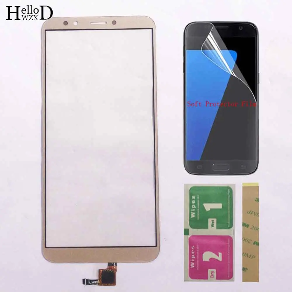 5,99 ''сенсорная панель для huawei Honor 7C LND-L29 сенсорный экран сенсор Honor 7C Pro Honor 7CPro дигитайзер панель стеклянная защитная пленка