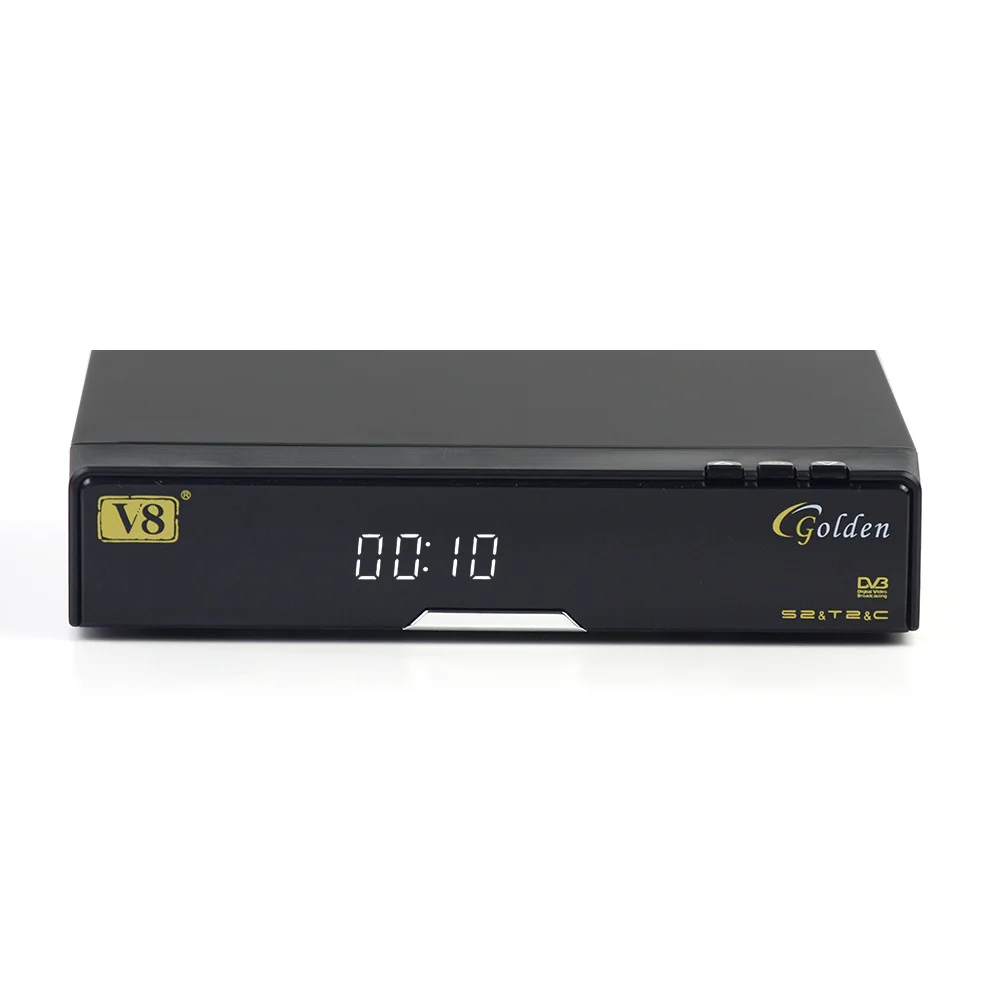 2016 новые V8 Золотой DVB-S2 + DVB-T2 DVB-C спутниковый ТВ комбинированный приемник