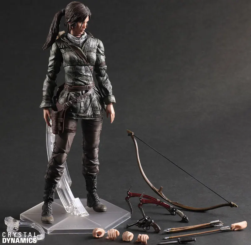 26 см Lara Croft Tomb Raider игра искусство анимация фильм фигурка Офисная ручная модель