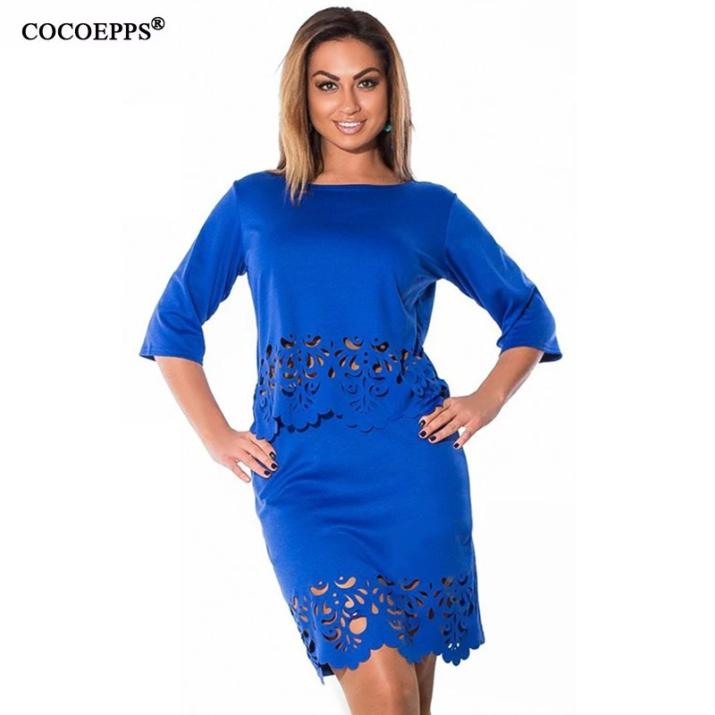 Женское летнее платье с круглым вырезом полурукавом и вырезами|plus size dress|sleeve dresssexy