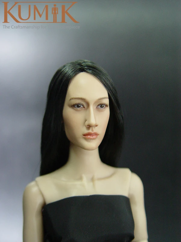 KUMIK 044 Мэгги Q Nikita 1/6 модель головы для 12 дюймовых Phicen горячие игрушки/Jodoll/Kumik