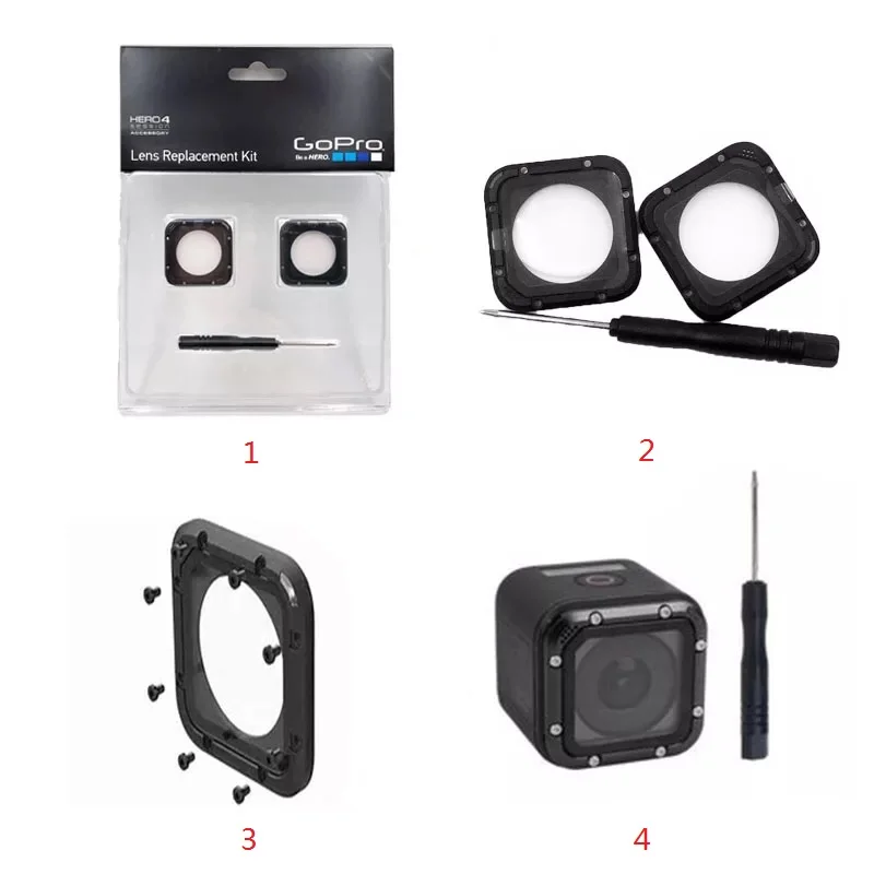 УФ фильтр для gopro Оригинальная защитная рамка объектива/крышка объектива из