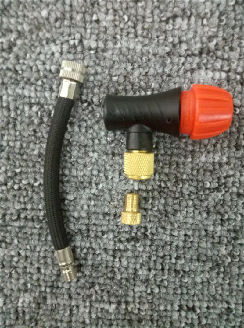 1 комплект адаптер для велосипедного насоса CO2 мини портативный воздушный насос