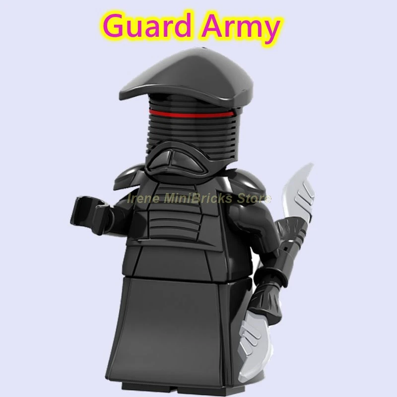 Guard Army Звездные войны, клон, штурмовик, Ewok Jabba Han Solo Leia, принцесса Дарт Вейдер, Звездные войны, игрушки для детей, строительные блоки, Звездные войны - Цвет: Guard Army