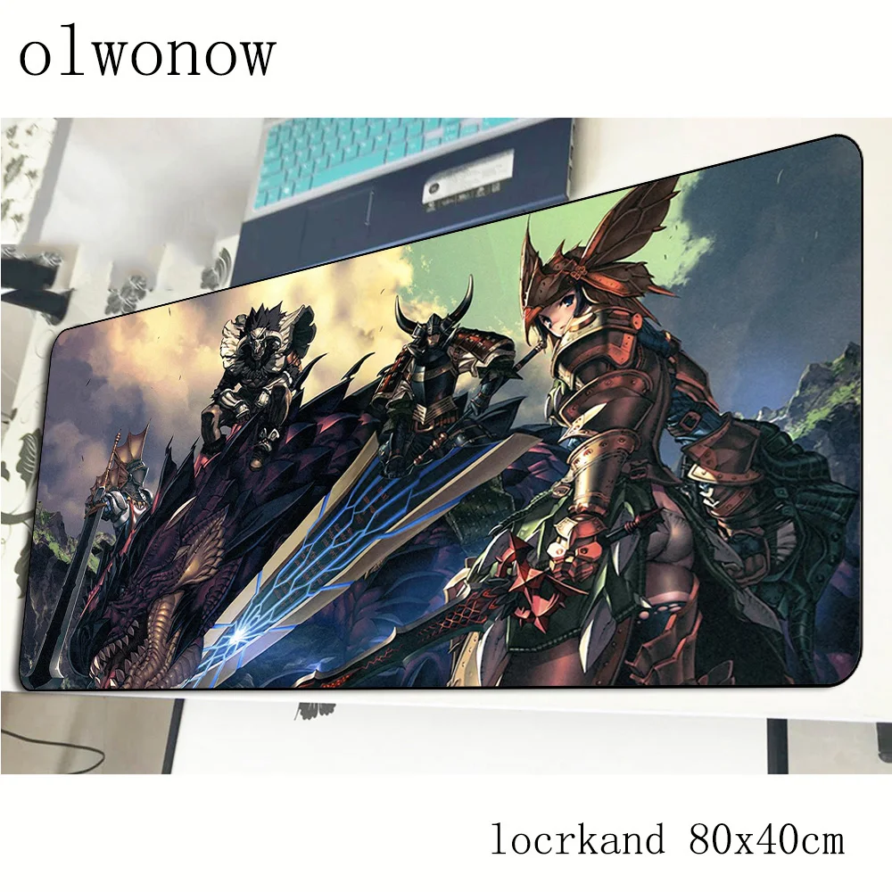 Коврик для мыши Monster Hunter 800x400x3 мм с узором HD игровой коврик классный новый