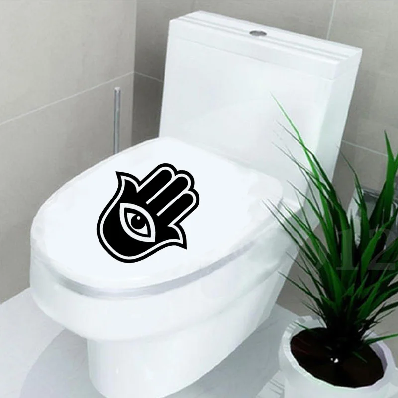 Стикеры Hamsa на стену в ванную унитаз виниловые наклейки рука Бога 6WS0091|sticker decal|vinyl