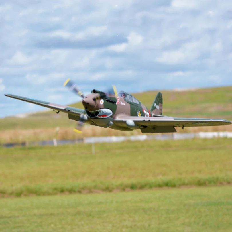 FMS 1400 мм 1 4 м (55 дюйма) P40 P 40B Warhawk летающий тигр 6 канальный с закрывающимися
