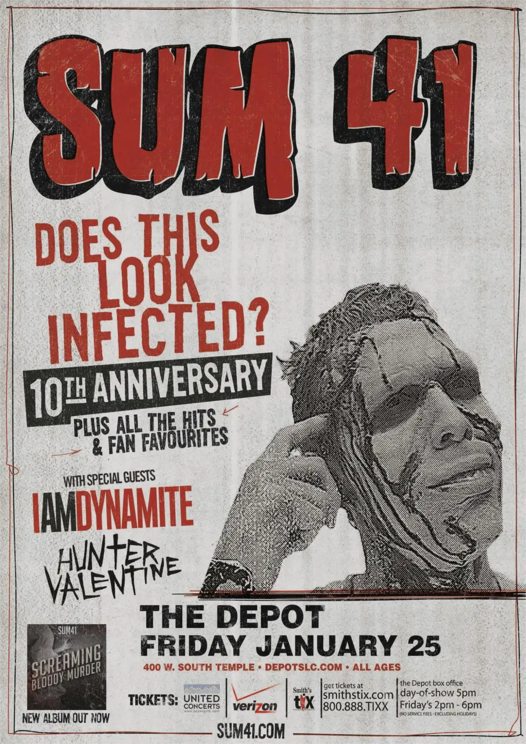 Популярный винтажный постер Sum 41 ретро из крафт бумаги с рисунком музыкальной