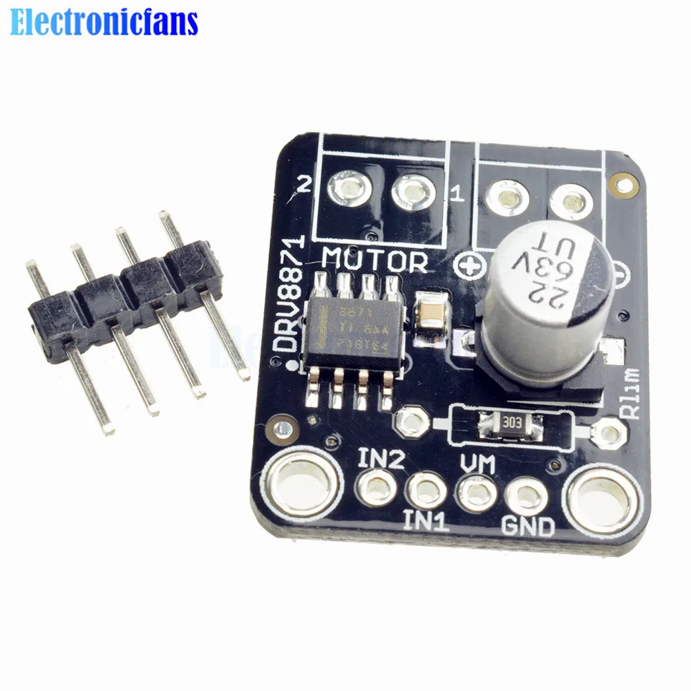 DRV8871 H Bridge щеточная плата прерывателя двигателя постоянного тока для Arduino PWM Control