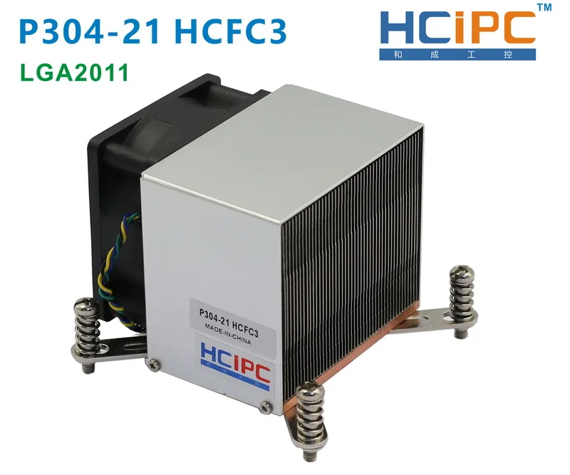 HCIPC P304 21 1 HCFC3 LGA2011 радиатор процессора Allumium + Copper 2U CPU Cooler 2U/3U/4U/5U Sever вентилятор