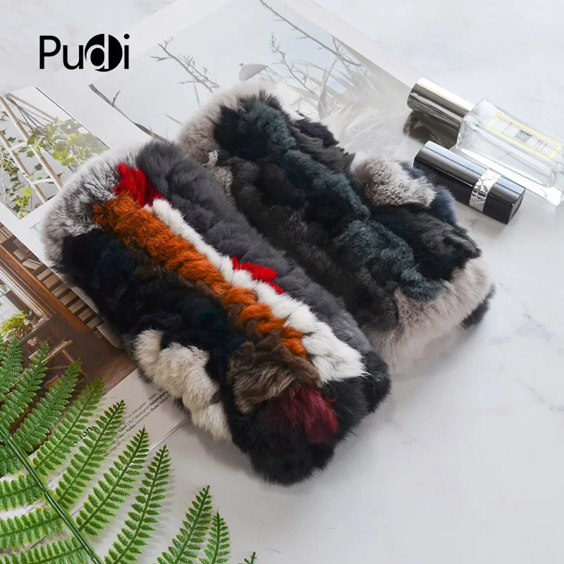 Pudi GL842 перчатки из натуральной кожи для девочек зима 2018 Новые с натуральным мехом