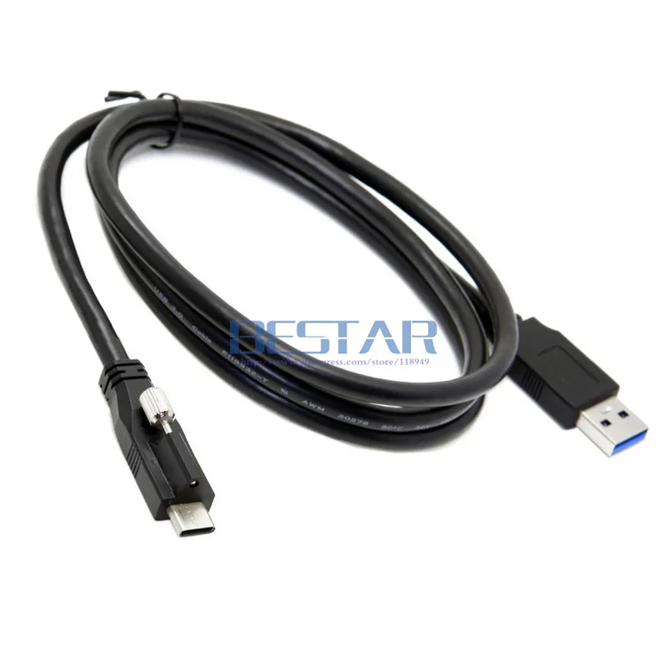 10 Гбит/с 4 фута USB 3 1 Type C Тип c запирающий разъем к стандарту 0 кабель для передачи