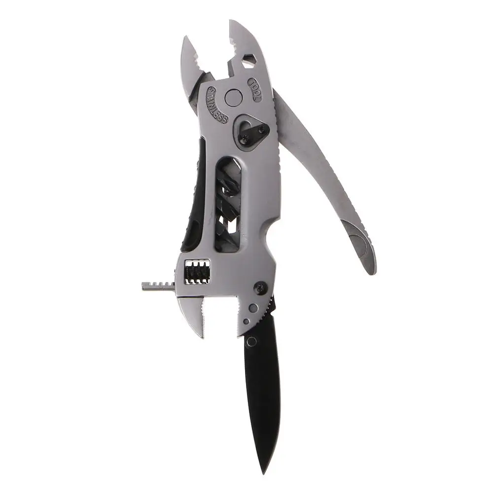 Multitool Pliers Pocket Knife Screwdriver Set Kit Adjustable Wrench Jaw Spanner Repair Survival Hand Multi Tools Mini | Инструменты