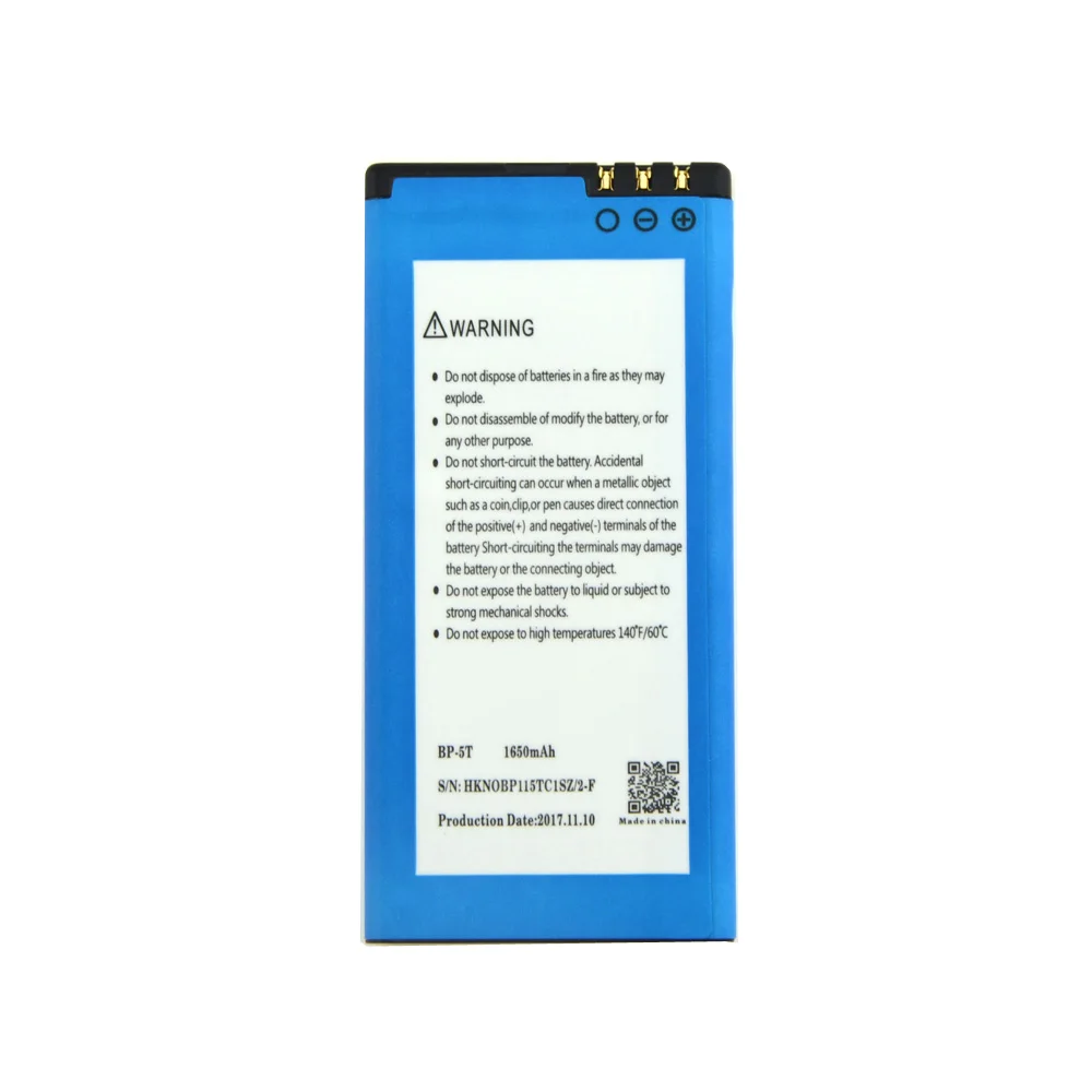 Новинка литий-ионный аккумулятор HKFASTEL BP-5T 5T для Nokia Lumia 820 825 1650 мАч - купить по