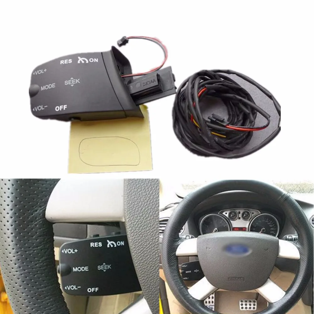 Кнопки управления на руль для Ford Focus 2005 2011 переключатель круиз контроля звука|control