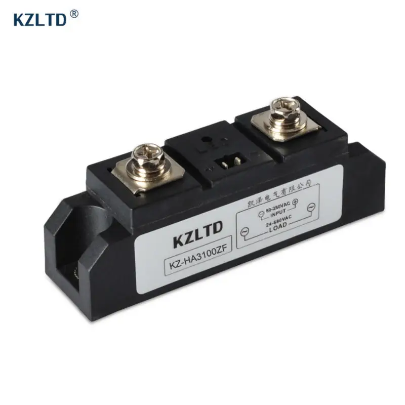 Штатное реле KZLTD SSR-100A твердотельное 280 а 80-680 В переменного тока в 24-В SSR