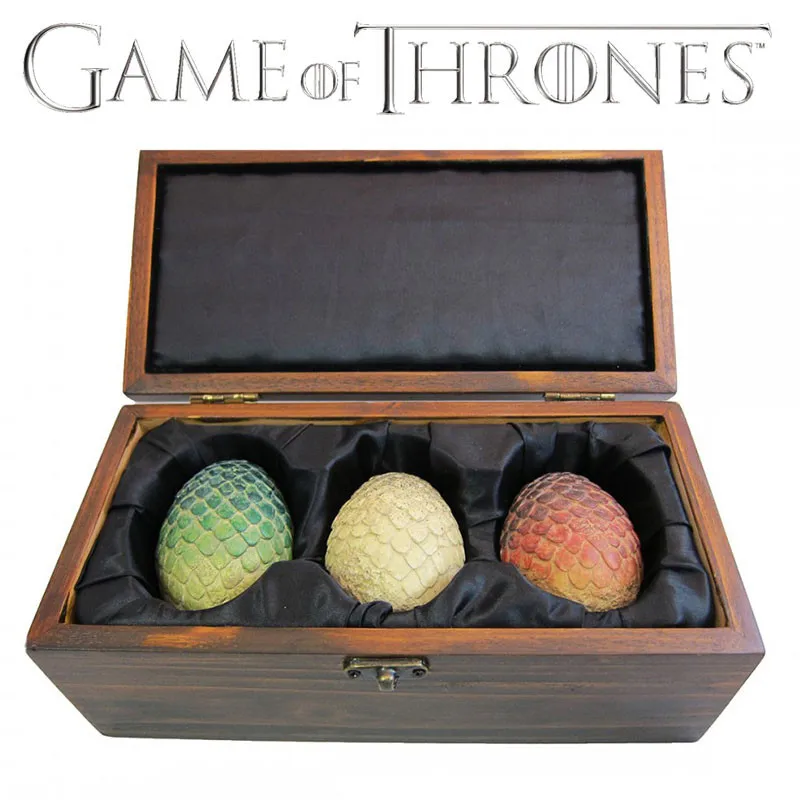 Dragon Egg Movie TV Series Game of Thrones Daenerys Targaryen Dragon Egg Periphery Cosplay Prop Accessories Model Collection Set Gift Toy - Цвет: Dragon Egg