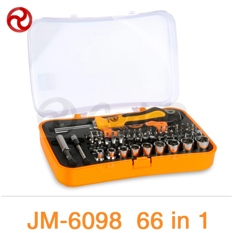JAKEMY 66 в 1 Отвёртки Комплект ноутбук электрические Мебель для дома авто механик