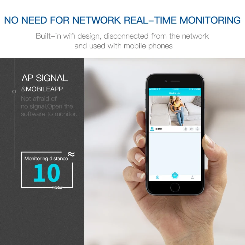 FREDI мини IP камера WiFi 1080P 2.0MP безопасности наружная портативная беспроводная