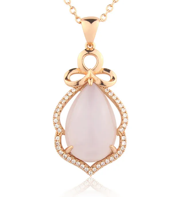 Beautiful design stone pendant necklace accessories pack in gift box for db3298 | Украшения и аксессуары