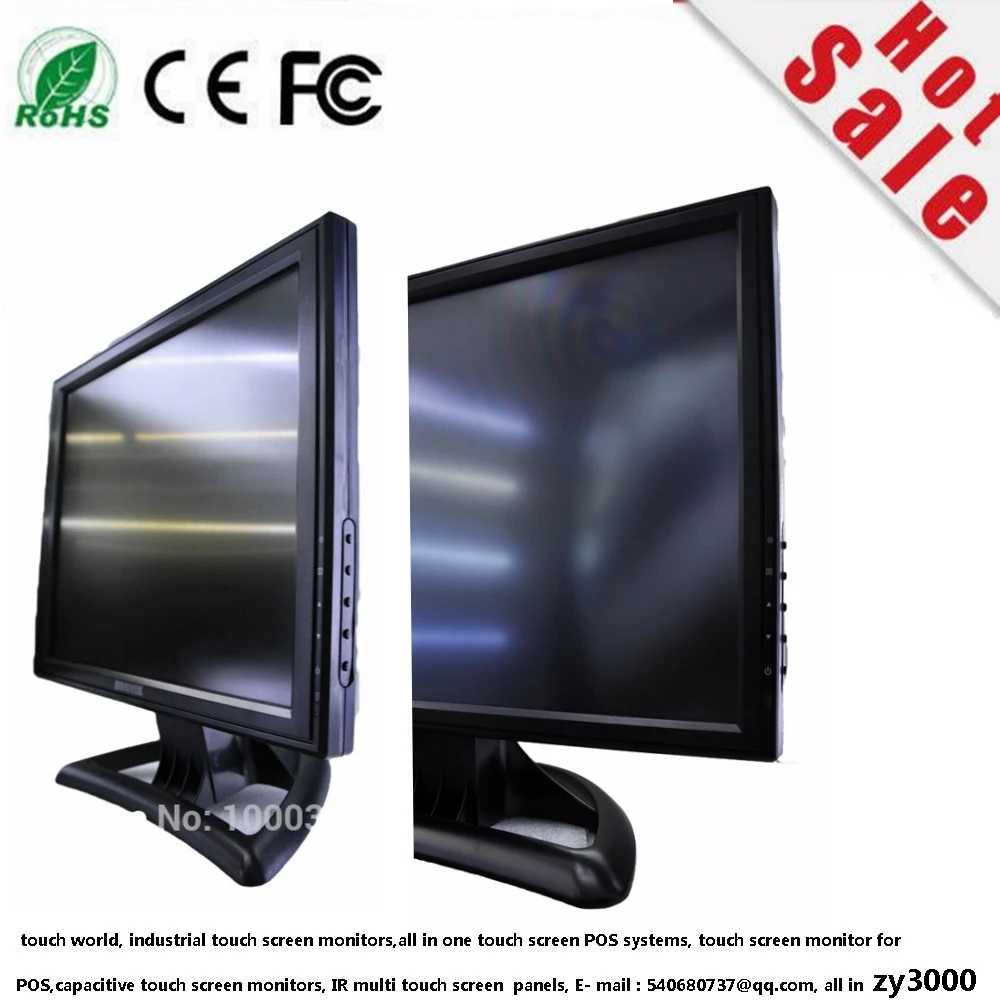 DC 12 V вход 4 провода резистивное управление USB 15 дюйм VGA DVI светодиодный сенсорный