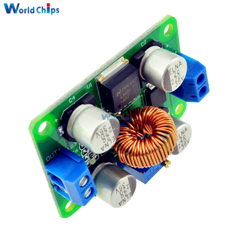 LM2587 DC 3 5 V 30V To 4V 40V Step Up Модуль питания регулируемый 5A Boost конвертер плата